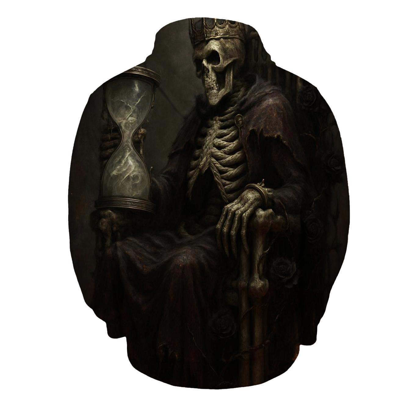 Hourglass Throne Of The Bone Sovereign embroidered hoodies