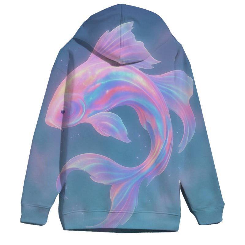 Aurora Koi Drift custom hoodies