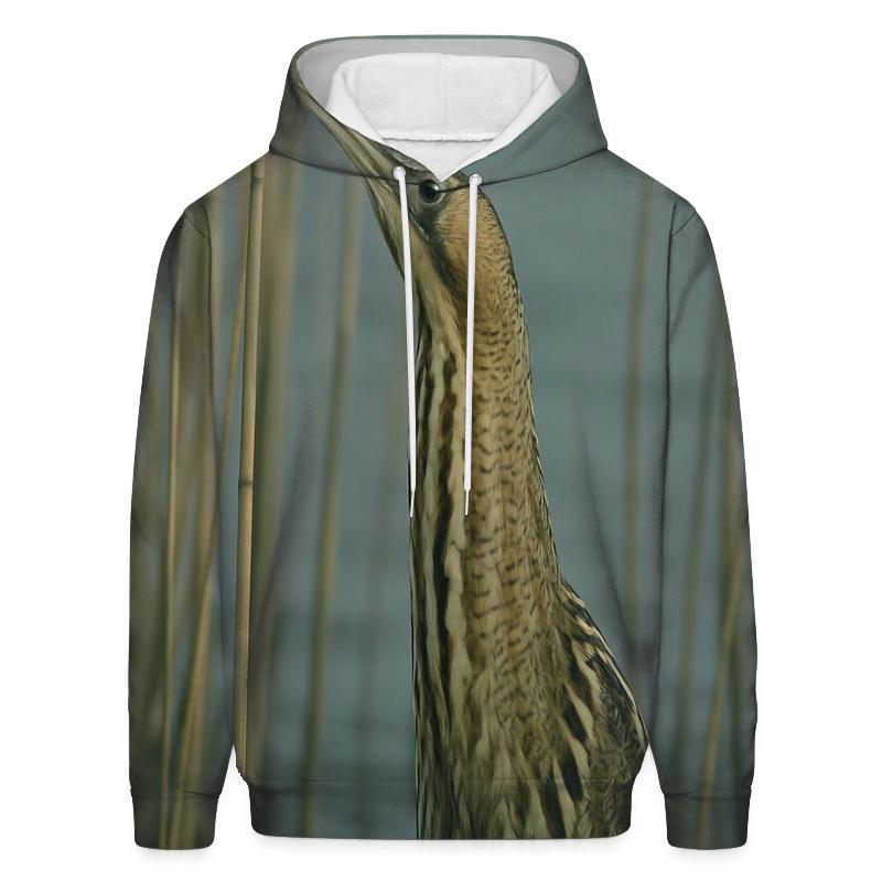 Reedbed Stalk Eurasian Bittern graphic hoodies