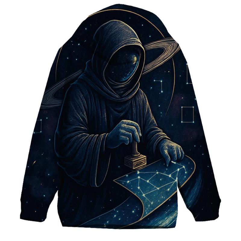 The Comet Librarian Of Midnight Orbit custom hoodies