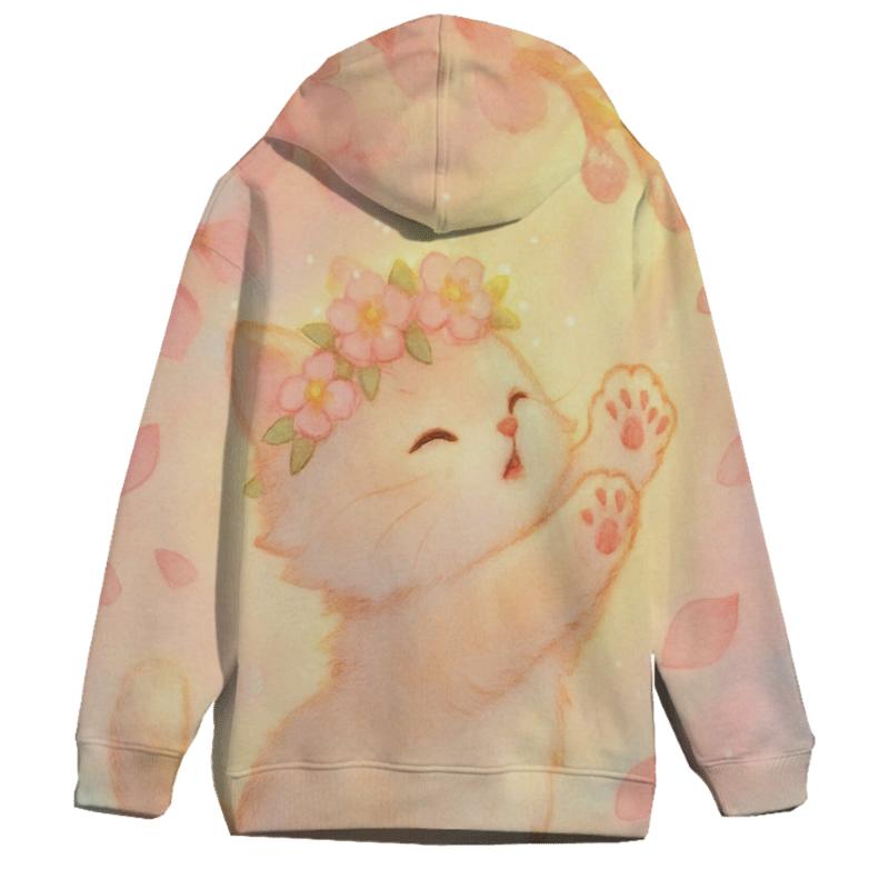 Sunbeam Orchard Cloud Kitten designer hoodies