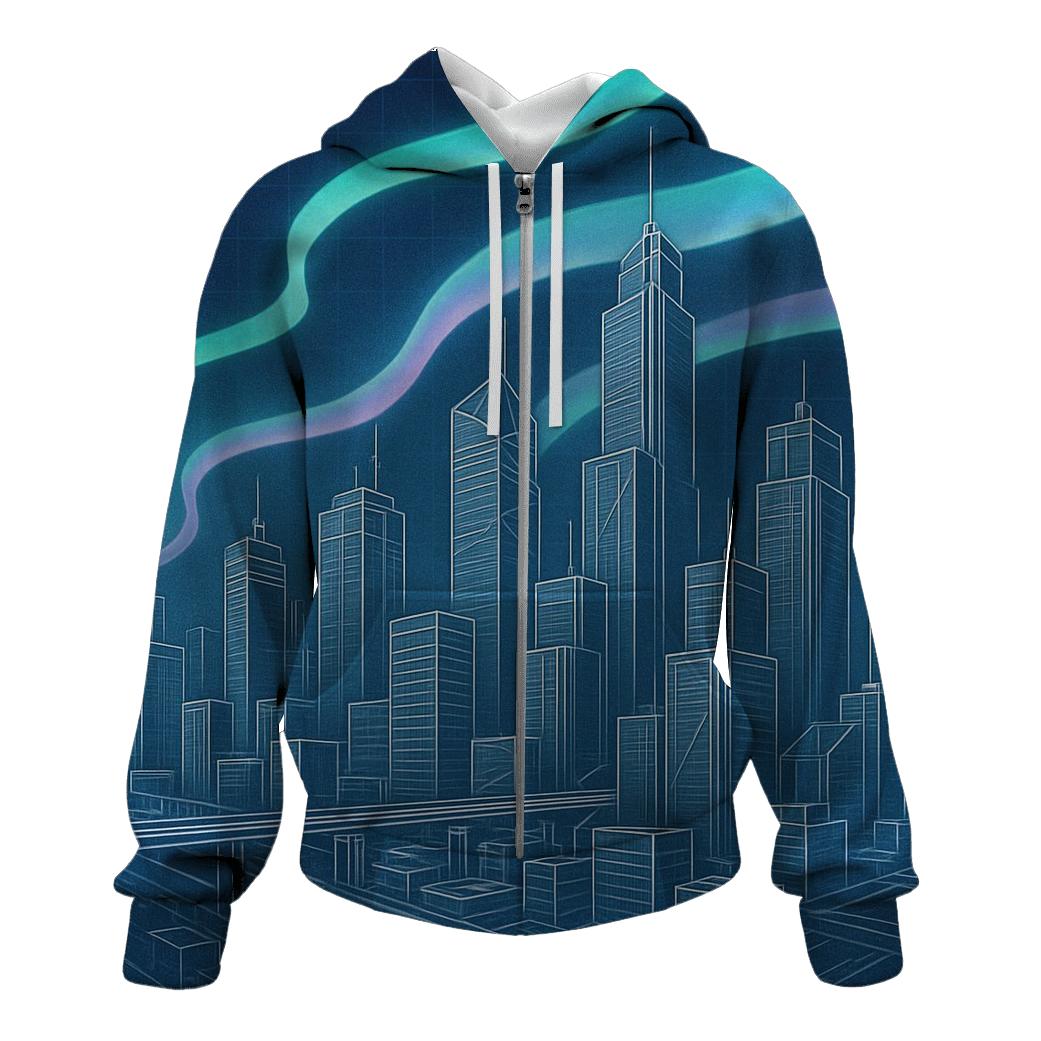 Aurora Blueprint City hoodies fashion