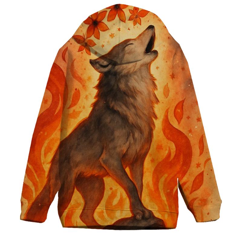 Cinder Bloom Howl Of The Wild Crown custom hoodies