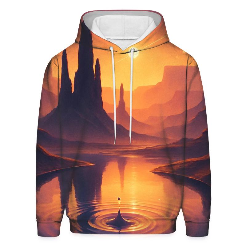 Canyon Glass Sunset Mirage lightweight hoodies