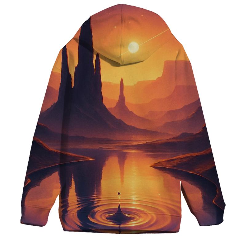 Canyon Glass Sunset Mirage lightweight hoodies
