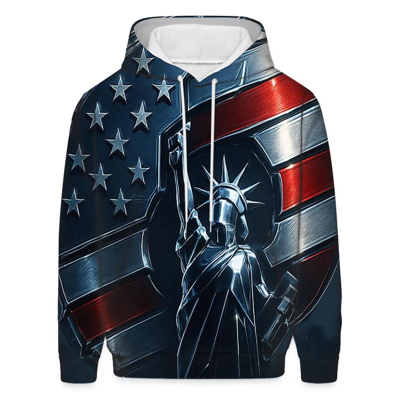 Chrome Horizon Stars And Stripes graphic hoodies