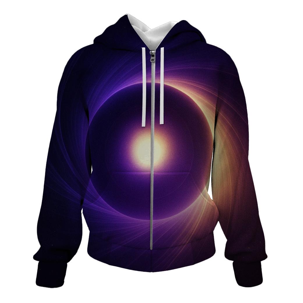 Solar Wind Halo Gradient custom hoodies