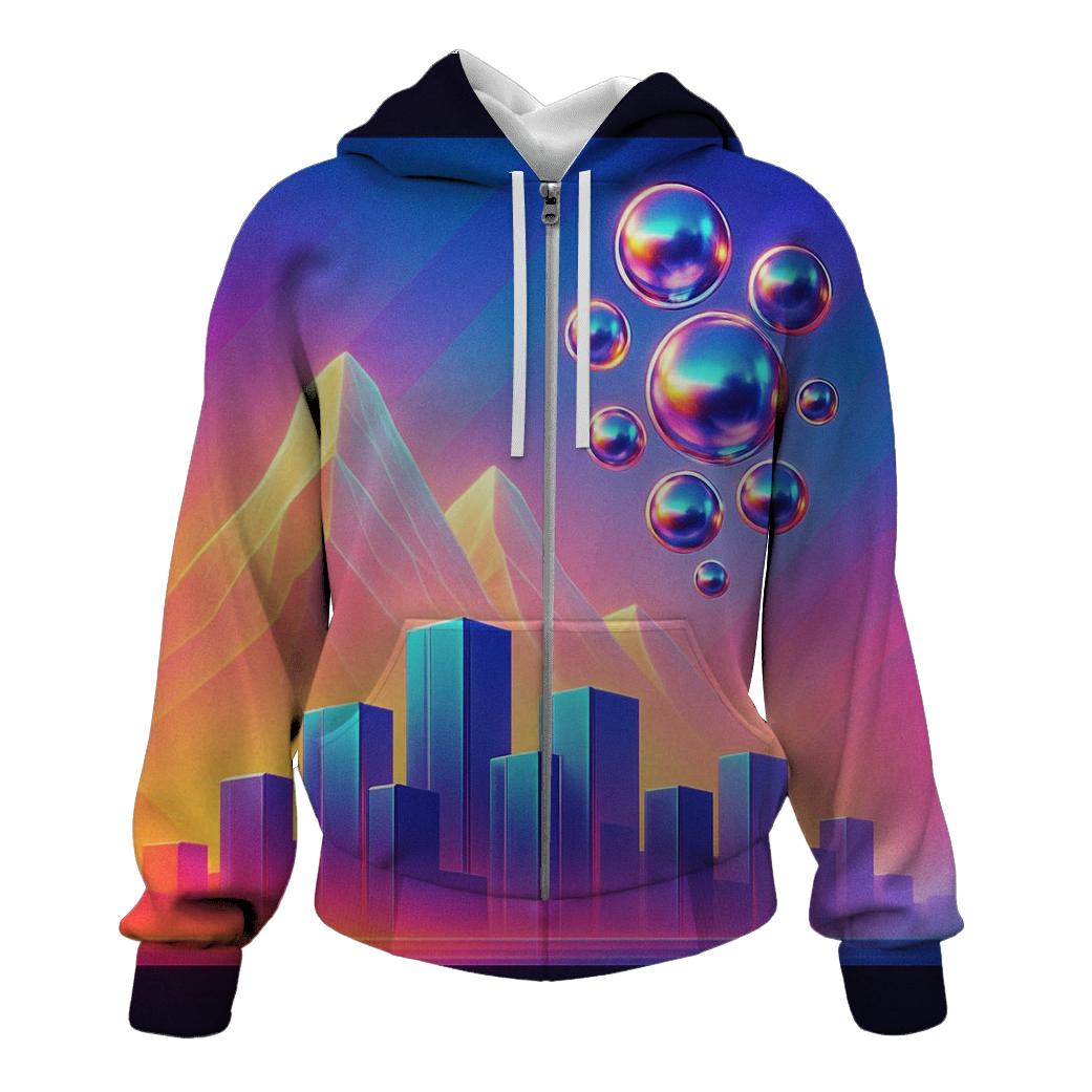 Prismatic Skyline Mirage hoodies fashion