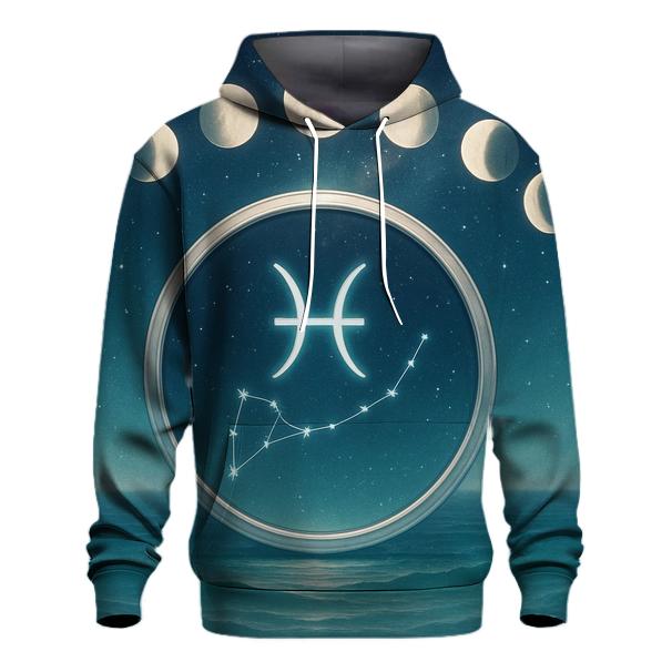 Pisces Moon Tide Mirror Portal heavyweight hoodies