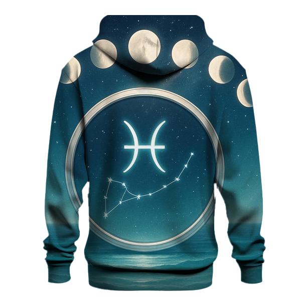Pisces Moon Tide Mirror Portal heavyweight hoodies