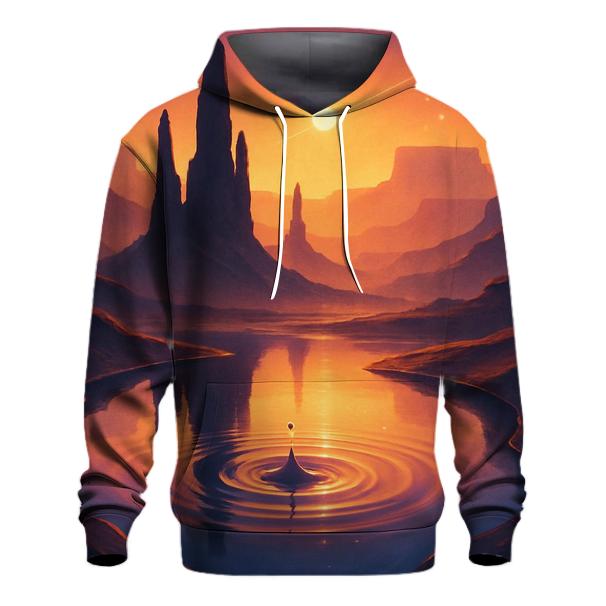 Canyon Glass Sunset Mirage heavyweight hoodies