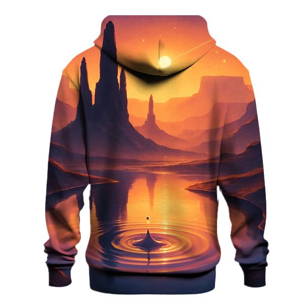 Canyon Glass Sunset Mirage heavyweight hoodies