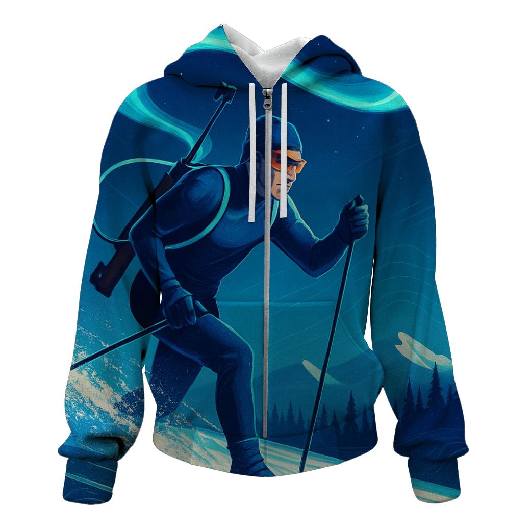 Aurora Biathlon Pursuit hoodie designs
