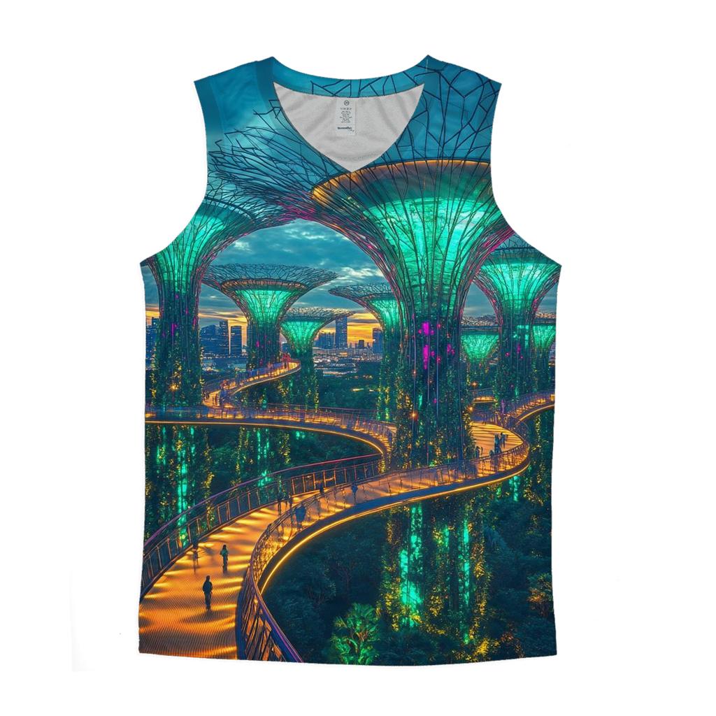 Gardens By The Bay Supertree Grove - Singapore custom tank tops