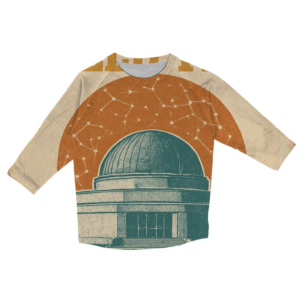 Worn Planetarium Field Trip Poster custom 3/4 sleeve shirts