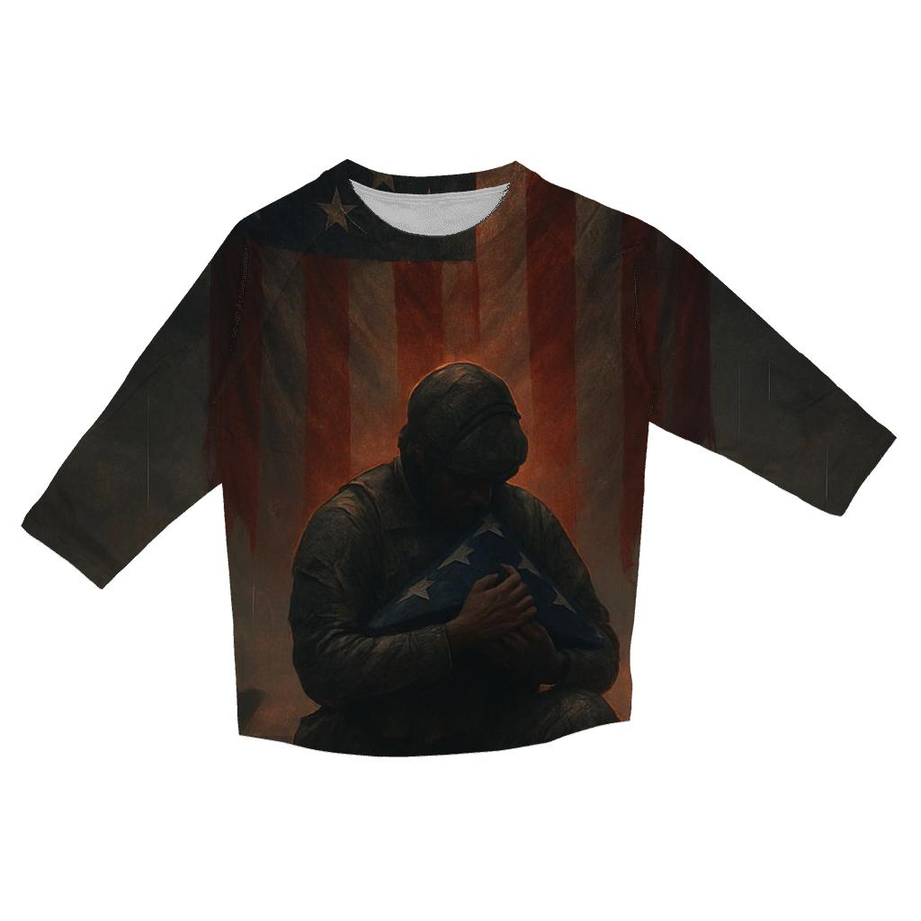 Harbor Vigil Under The Tattered Stars trendy 3/4 sleeve tops