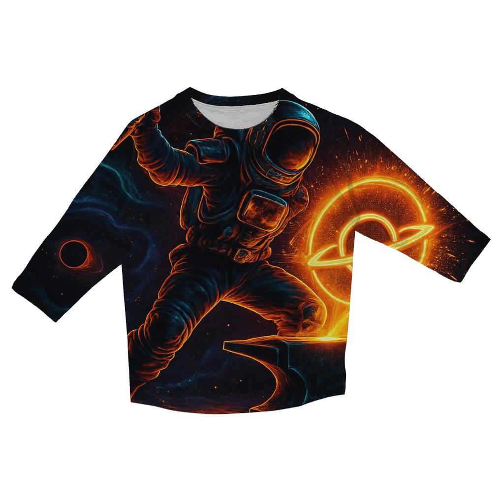 Aurora Forge Over The Tide Of Night trendy 3/4 sleeve tops