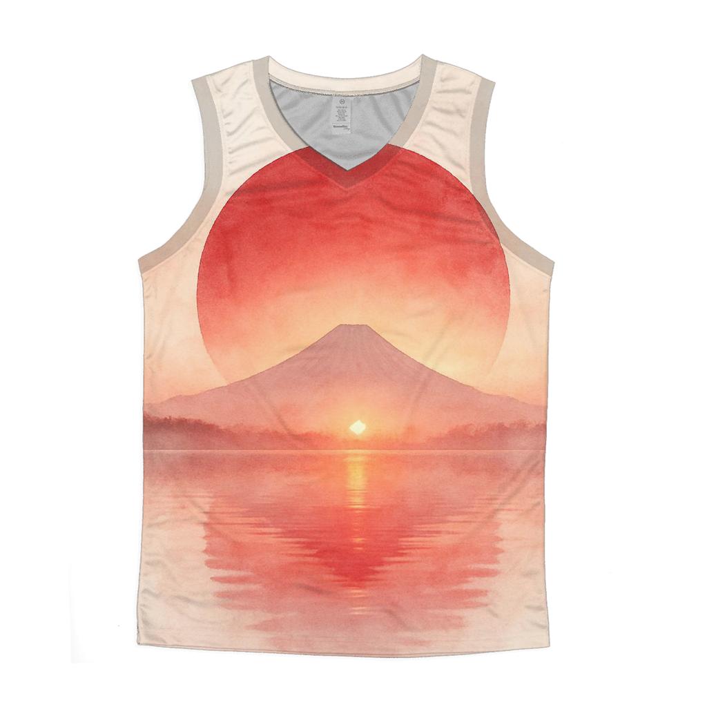Japan Dawn Mirror Flag custom tank tops