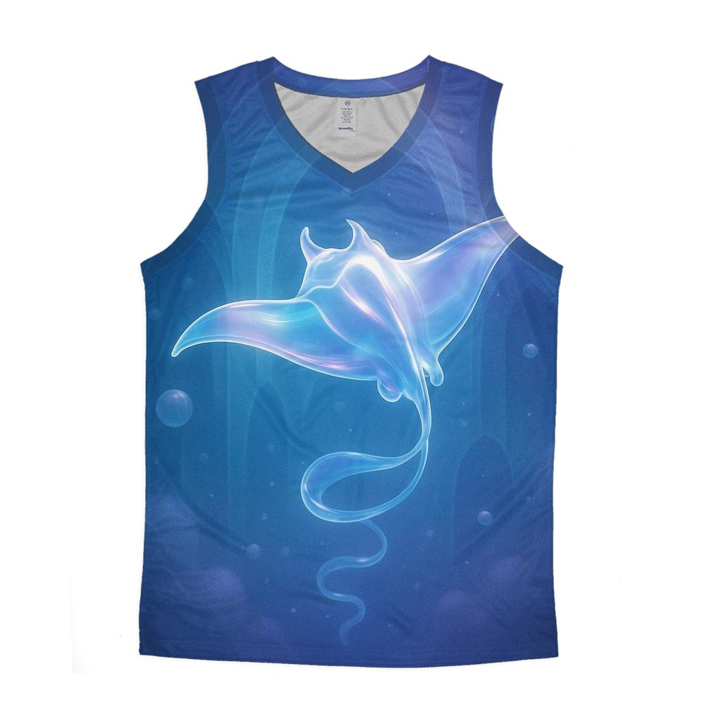 Prismatic Tide Cathedral personalized athletic tanks