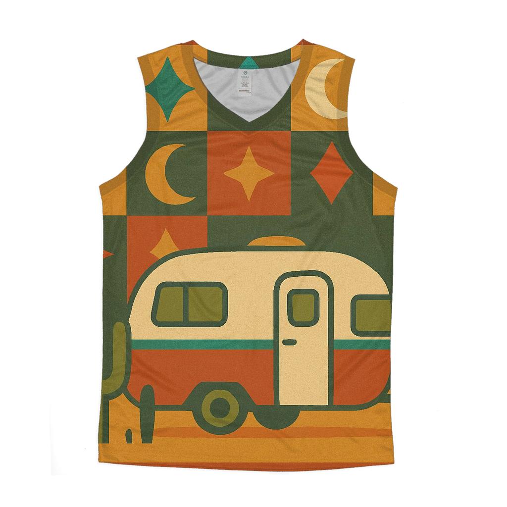 Cosmic Camper Patchwork custom tank tops