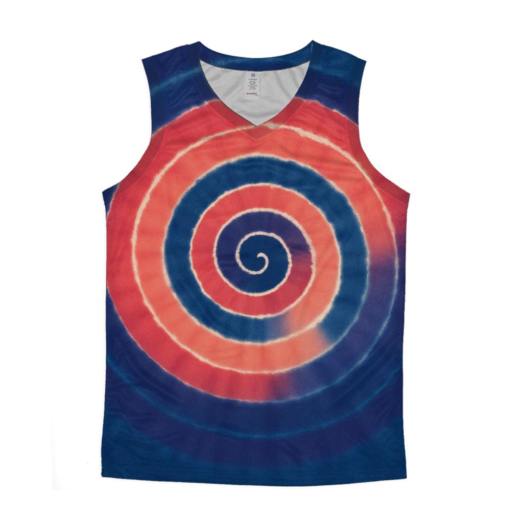 Eclipse Overdye Spiral Bullseye designer workout tanks