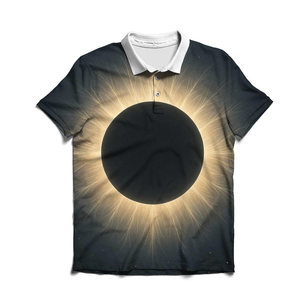 Eclipse Corona Lacework personalized polo shirts