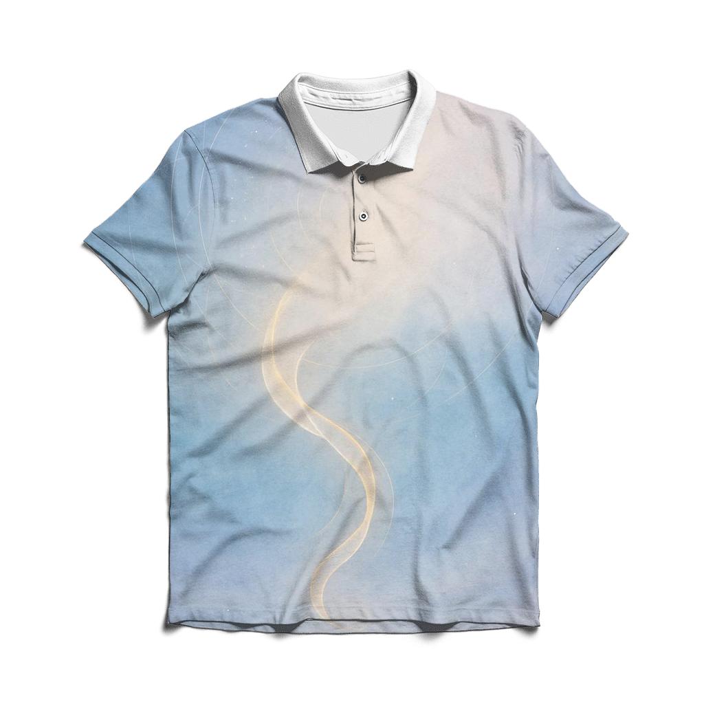 Breathlight Spiral Veil casual sports polo shirts