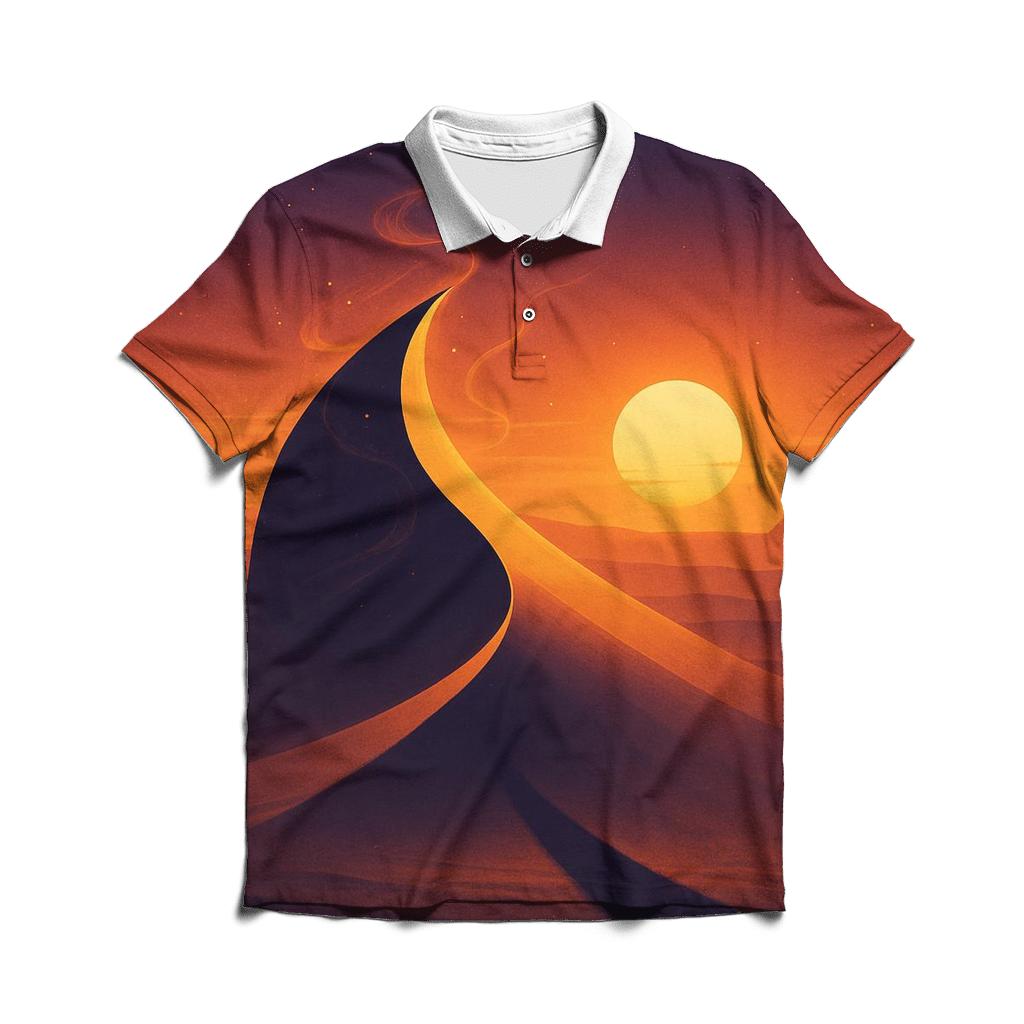 Whispering Dune Sundial classic pique polos