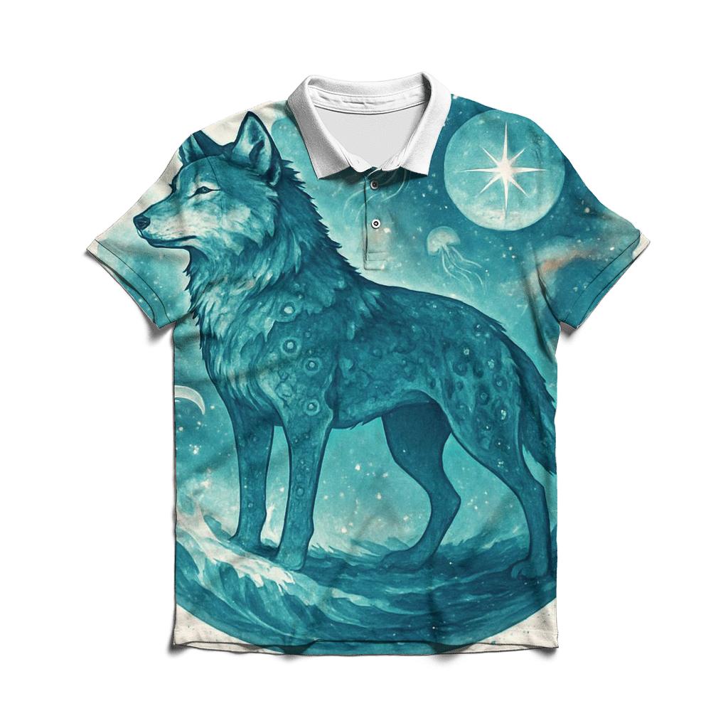 Mariner Wolf Of The Celestial Tides custom polo shirts