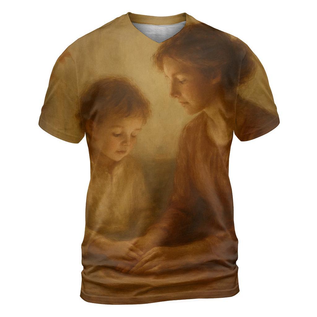 The Hearth Within: A Mothers Love That Warms Every Season vibrant all-over design tees