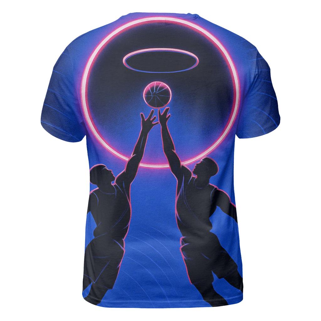Gravity Wave Basketball Duel designer pattern shirts