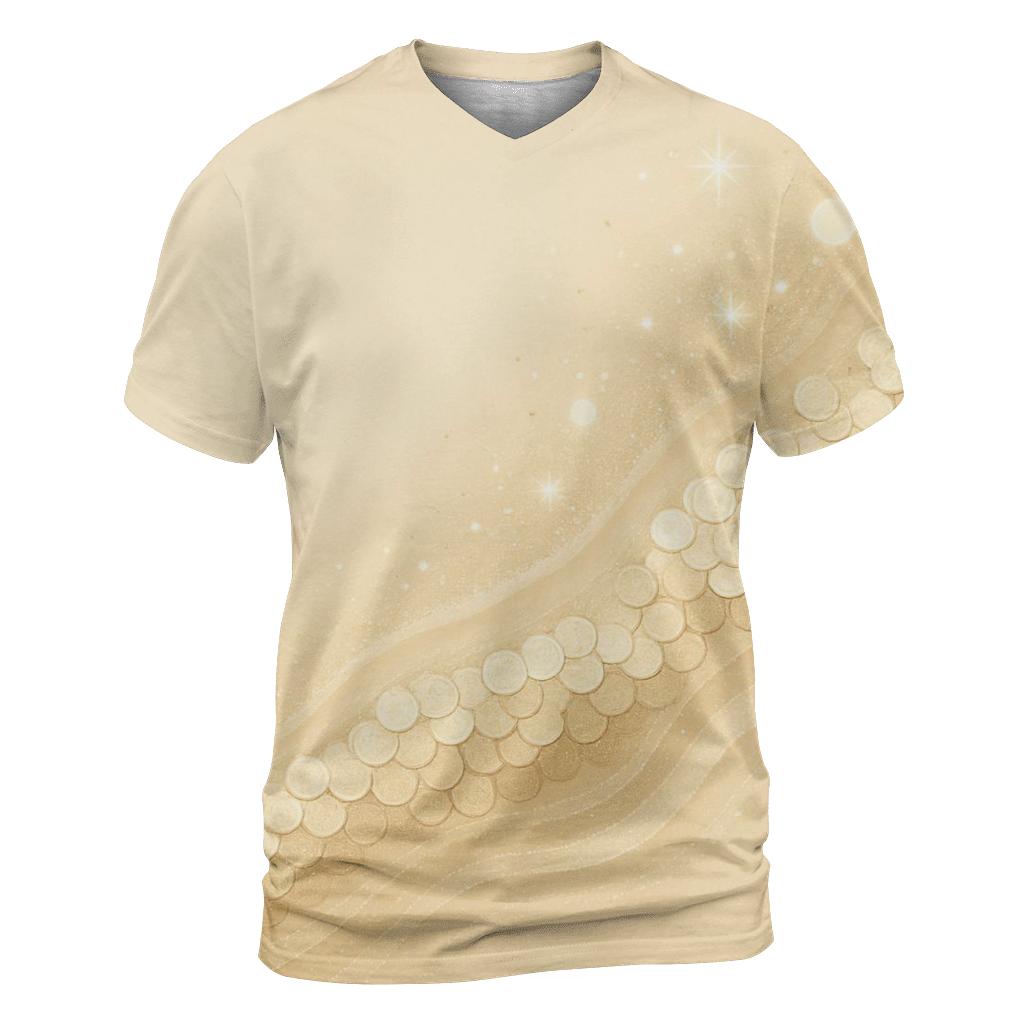Champagne Sequin Tide custom all-over print shirts