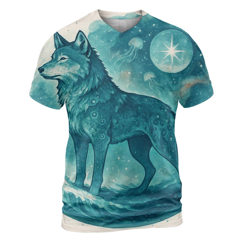 Mariner Wolf Of The Celestial Tides designer pattern shirts