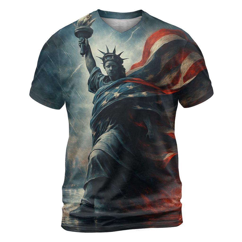 Liberty Storm Mantle unique graphic print tees