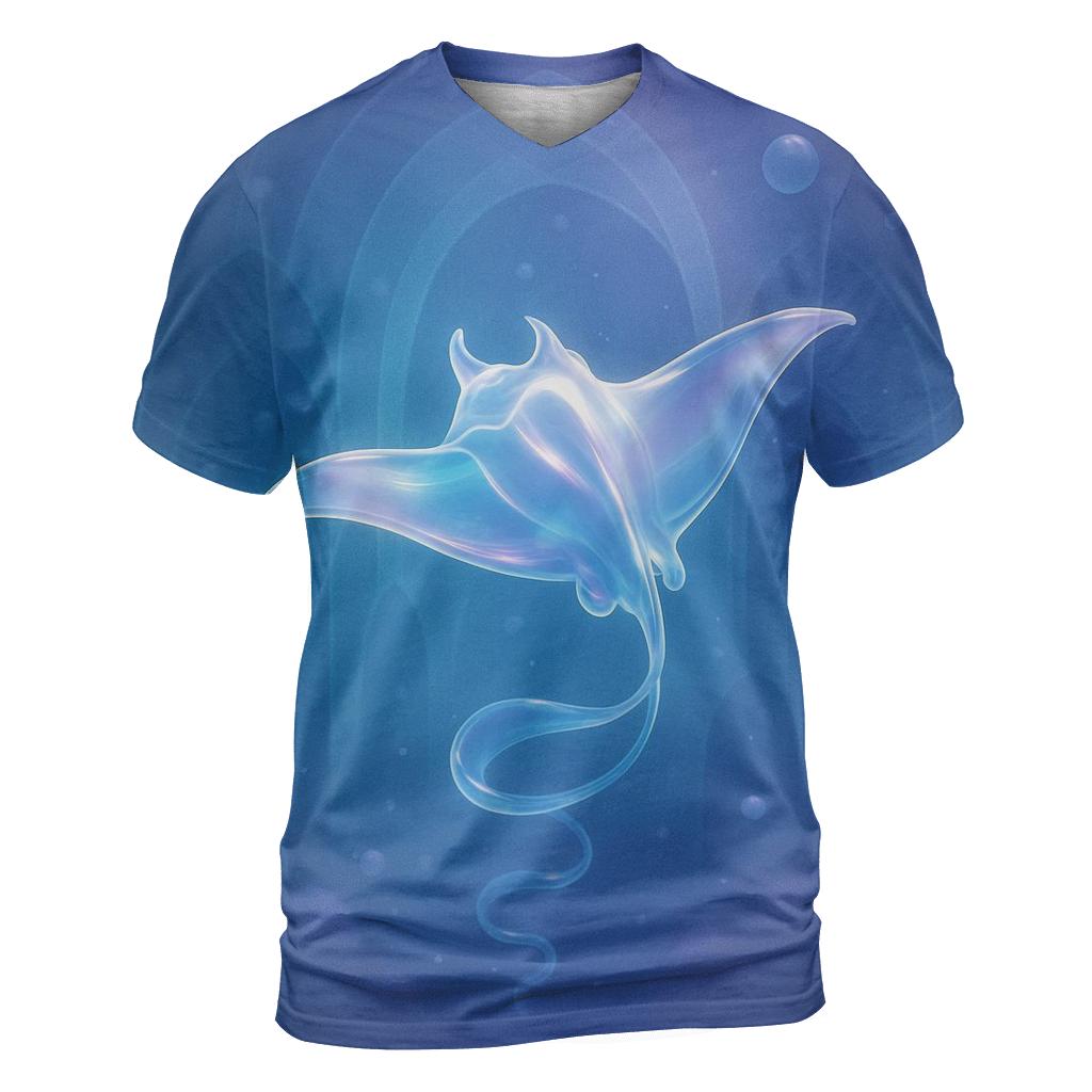 Prismatic Tide Cathedral creative print fashion shirts