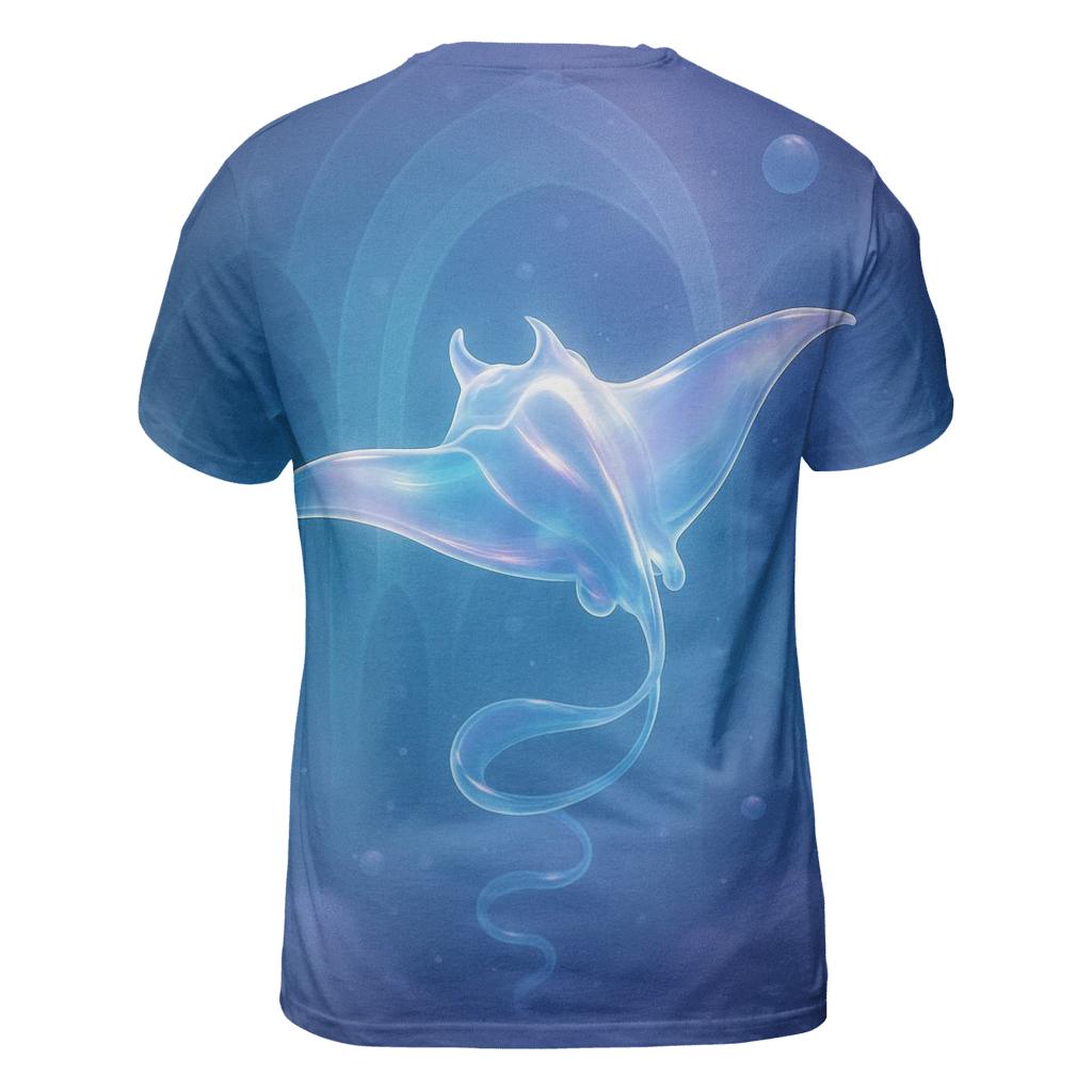 Prismatic Tide Cathedral creative print fashion shirts