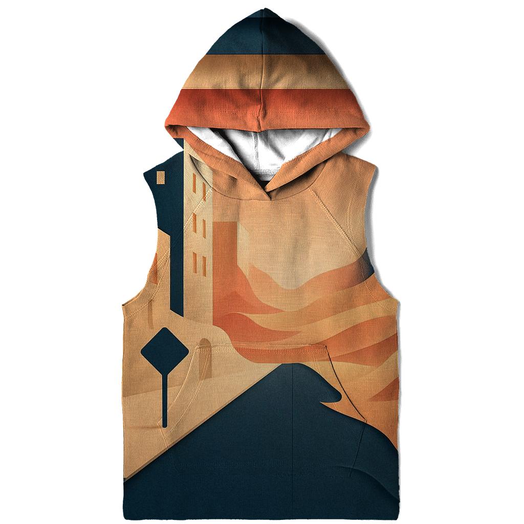 Kinetic Paper Cut City Mirage hoodies fashion