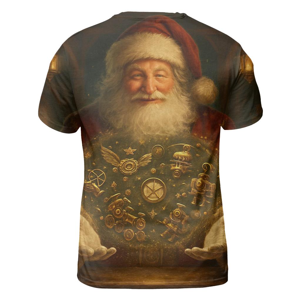 Gilded Workshop Santa And The Clockwork Toystorm custom all-over print shirts