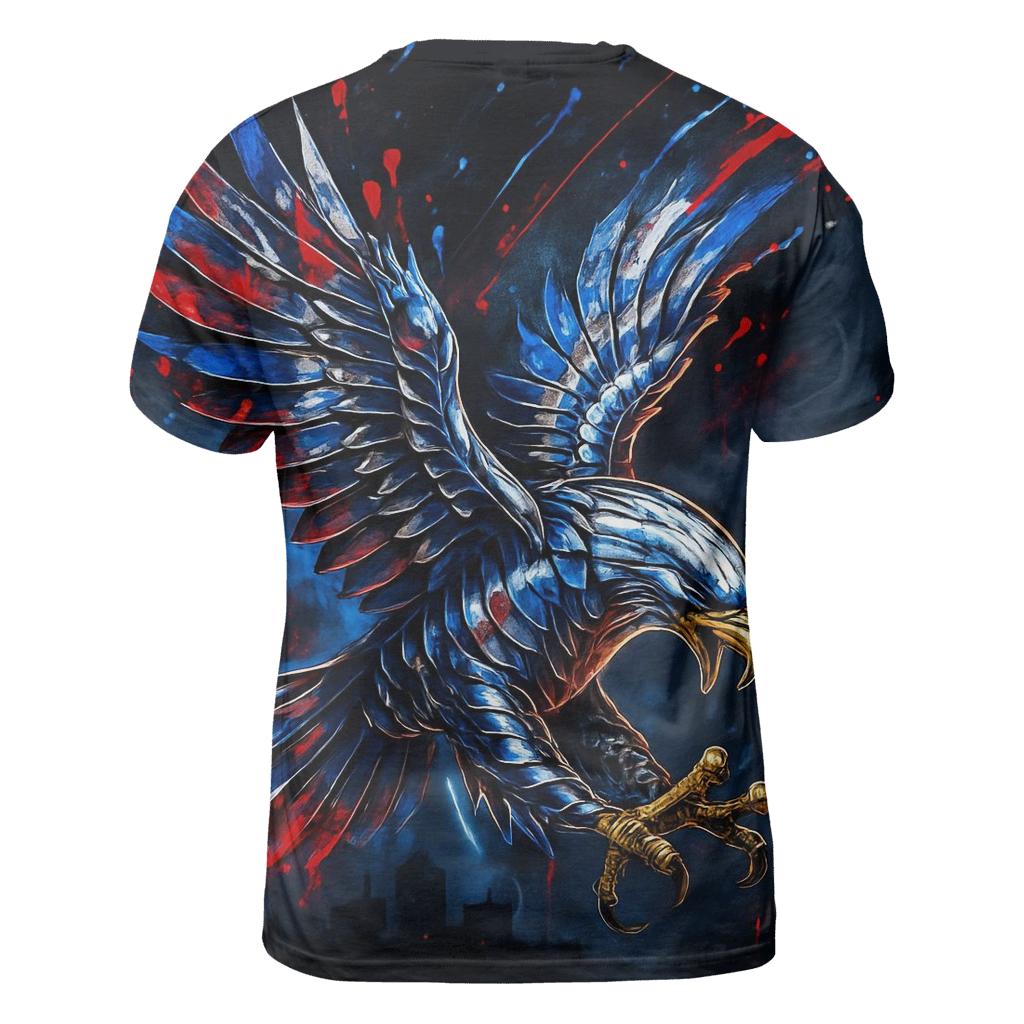 Neon Foundry Flag Eagle statement graphic shirts