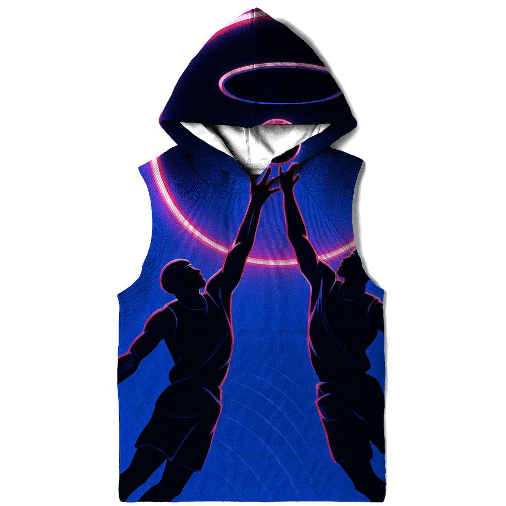 Gravity Wave Basketball Duel graphic hoodies