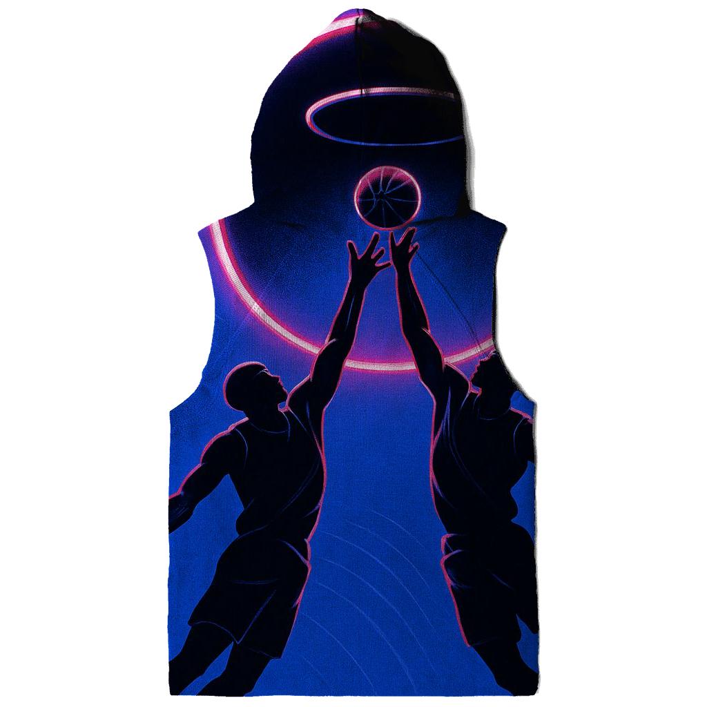 Gravity Wave Basketball Duel graphic hoodies