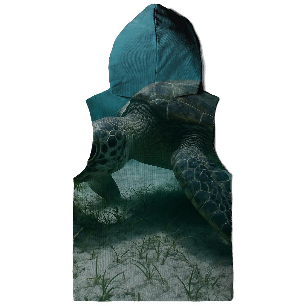 Reef Edge Glide Green Sea Turtle hoodie designs