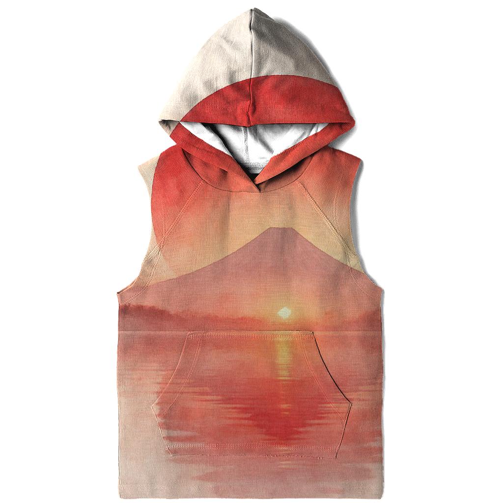 Japan Dawn Mirror Flag heavyweight hoodies