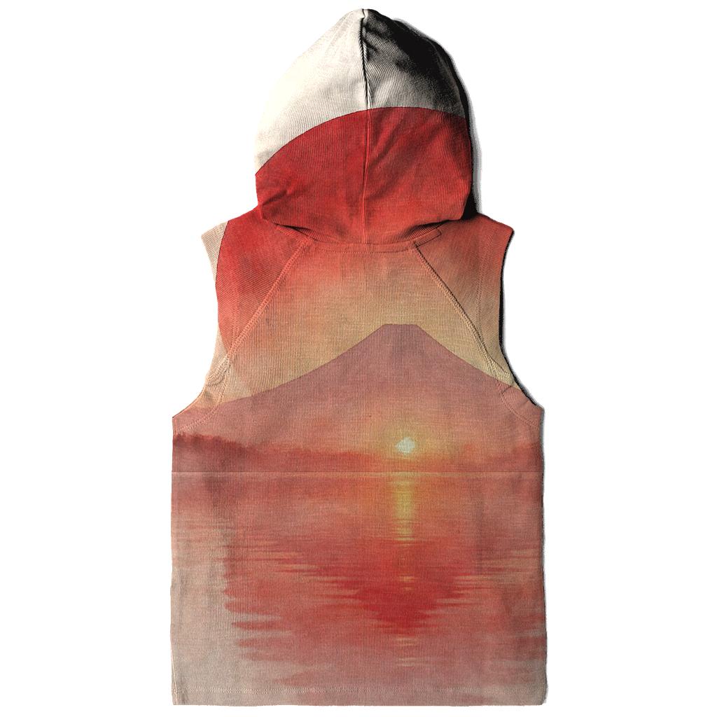 Japan Dawn Mirror Flag heavyweight hoodies