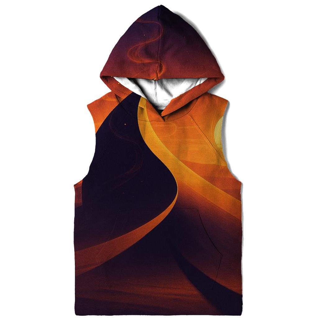 Whispering Dune Sundial embroidered hoodies