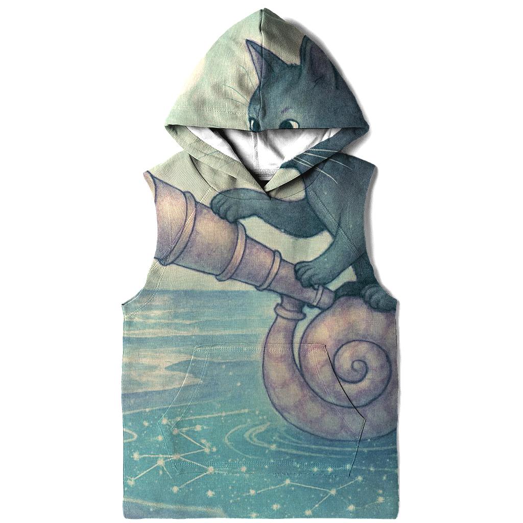 Tidepool Astronomer Cat hoodie styles