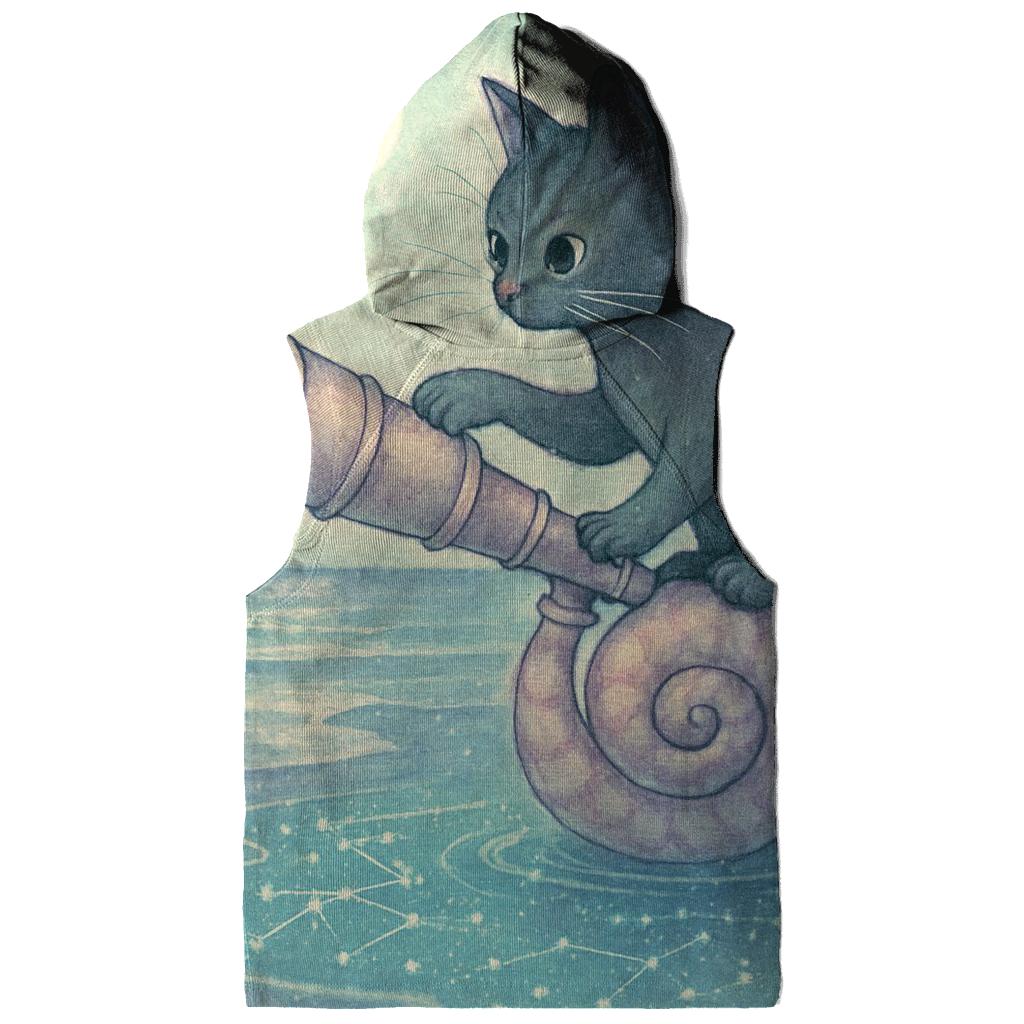 Tidepool Astronomer Cat hoodie styles