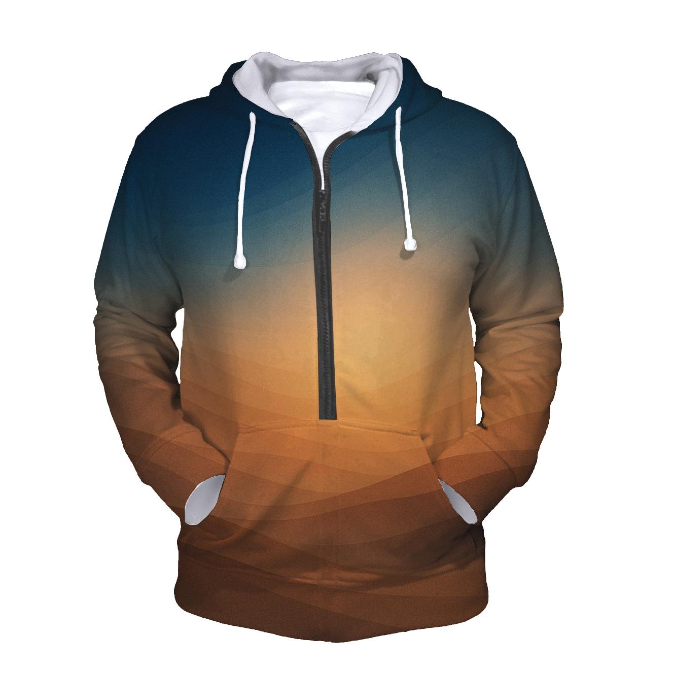 Cobalt Sandstorm Bloom hoodie styles