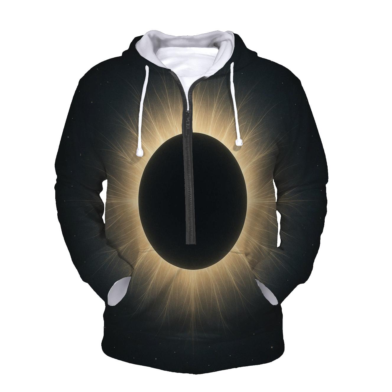 Eclipse Corona Lacework printed hoodies