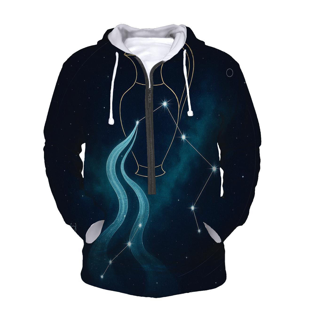 Aquarius Star Pitcher And Flowing Nebula hoodie trends